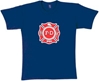 Navy Blue Fire Department T-Shirt