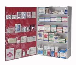 Commercial First Aid Kit Cabinet 3 Shelf OSHA Approved Survival Emergency CERT 