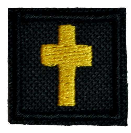 Cross Patch 1 Inch Square #sspat-56