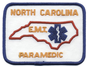 North Carolina Paramedic Patch