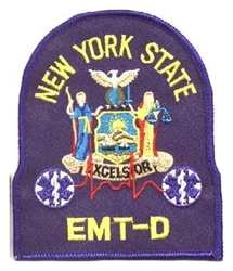 New York EMT-D  Patch
