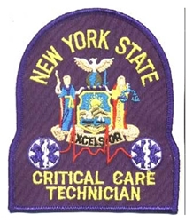 New York EMT-Critical Care Tech Patch