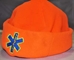 Embroidered Star of life on fleece Hi-Viz Orange