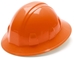 Hi Viz Orange Full Brim Hard Hat