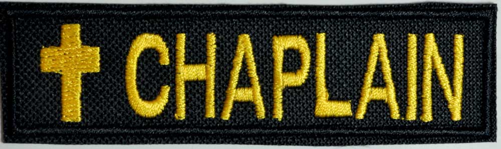 Chaplain 1x4 Inch Patch With Cross SSPAT 52