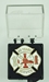 Fire Department Years of Service pins in presentation box