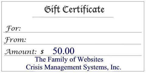 $50 Gift Certificate Gift Certificate