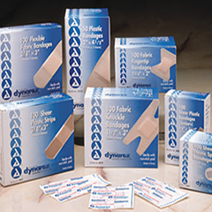 Adhesive Bandage Fabric - Wing - 3in x 3in - 50/box; 24 boxes/case