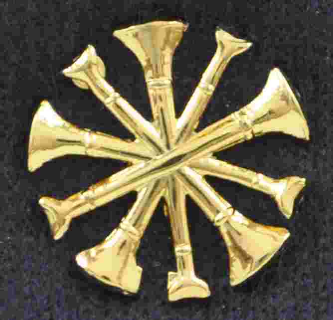 Chief Bugle Pin Sold in pairs