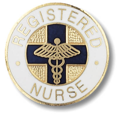 Registered Nurse - Round Blue Cross-