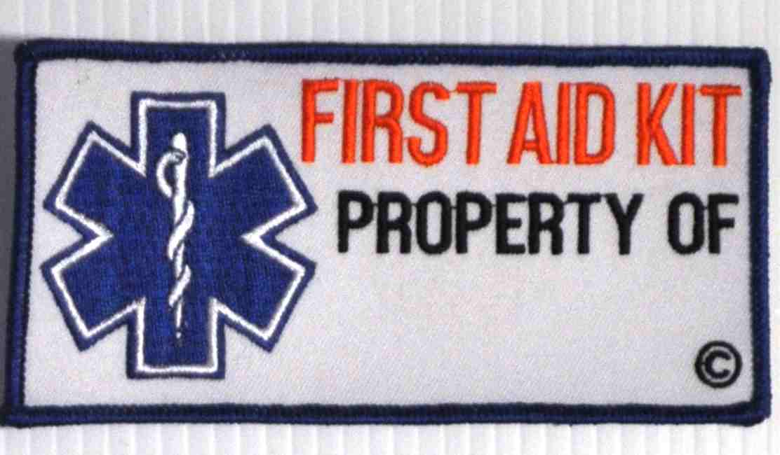 10 PCS Medical Cross First Aid Embroidered iron on patch, Safety