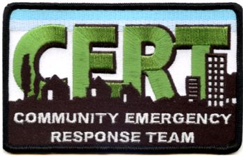 Sew on your Favorite C.E.R.T CERT Logo Patch Product 