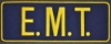 EMT Back Patch Gold/Black