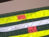 PVC Reflective Tape White Embossed 1- 3/8"in 50 yard roll
