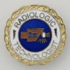 Radiologic Technologist Emblem Pin - White and blue