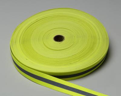 Reflective Elastic with Yellow/Silver 1-1/2" x 100 yards