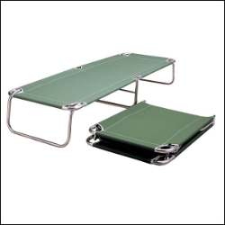 Weekender folding camping or disaster shelter cot