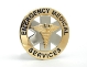 Emergency Medical Services Badge choose Gold or Nickel