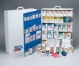 5 Shelf Industrial First Aid Station with 22 pocket inside door liner - 1 each