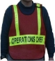 CMSpon5 Poncho Style IC Vest with reflective bars - PON5