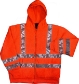 Astoria Neons Full Zip hooded Sweat Jacket ANSI ClassIII