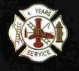4 years Fire service pin