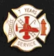 7 years Fire Service pin