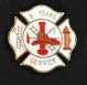 8 years Fire service pin