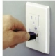 Safe Plate Standard Outlet Cover - WHITE