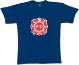 Navy Blue Fire Department T-Shirt
