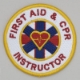 First Aid and CPR Instructor - Embroidered Patch