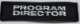 Embroidered Patch - PROGRAM DIRECTOR Bar