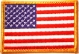 Embroidered Patch - American Flag - Rectangle
