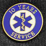 EMS Years of Service pins