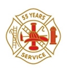 55 year fire service pin