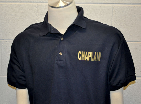 Classic Chaplain Polo Shirt in Navy Blue
