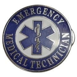 EMS Emergency Medical Technician (blue) Insignia Pin EMS Emergency Medical Technician (blue) Insignia Pin