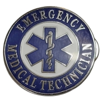EMS Emergency Medical Technician (blue) Insignia Pin EMS Emergency Medical Technician (blue) Insignia Pin