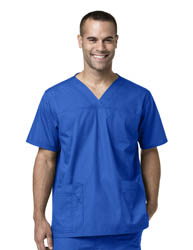 Mens Multi-Pocket Utility Scrub Top medical scrub Carhatt, carhart, Mens scrub top, mens scrubs, scrubs for men