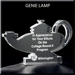 Nursing Lamp Award - Medium Award, engravable awards. Nursing award, Nursing Student Award, Lamp of Knowledge award, Rescue squad ceremony,  