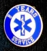 EMS 8 Years of Service Pin