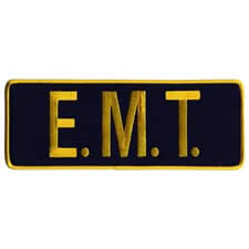 EMT Back Patch Gold/Black