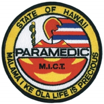 Hawaii Paramedic Patch
