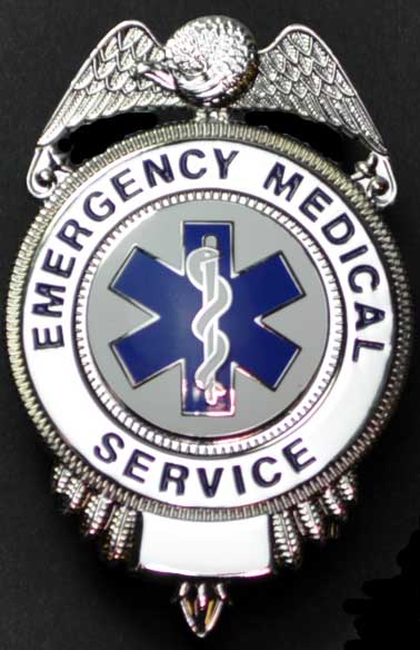 Emergency Medical Service Badge EMS Badge, Emergency Medical Service Badge, stock EMS badge, stock ETM badge