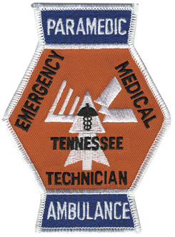 Tennessee Paramedic Ambulance Patch