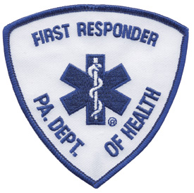 Pennsylvania First Responder Patch