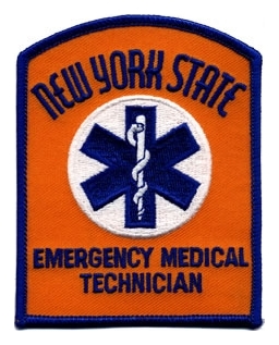New York EMT Patch - Orange