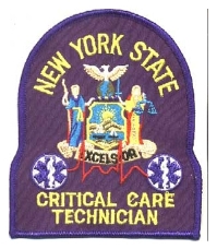 New York EMT-Critical Care Tech Patch