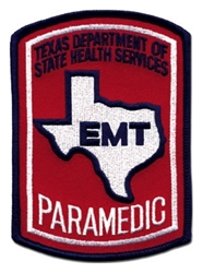 Texas Paramedic Patch - Color