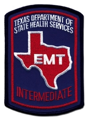 Texas EMT Intermediate Patch - Color